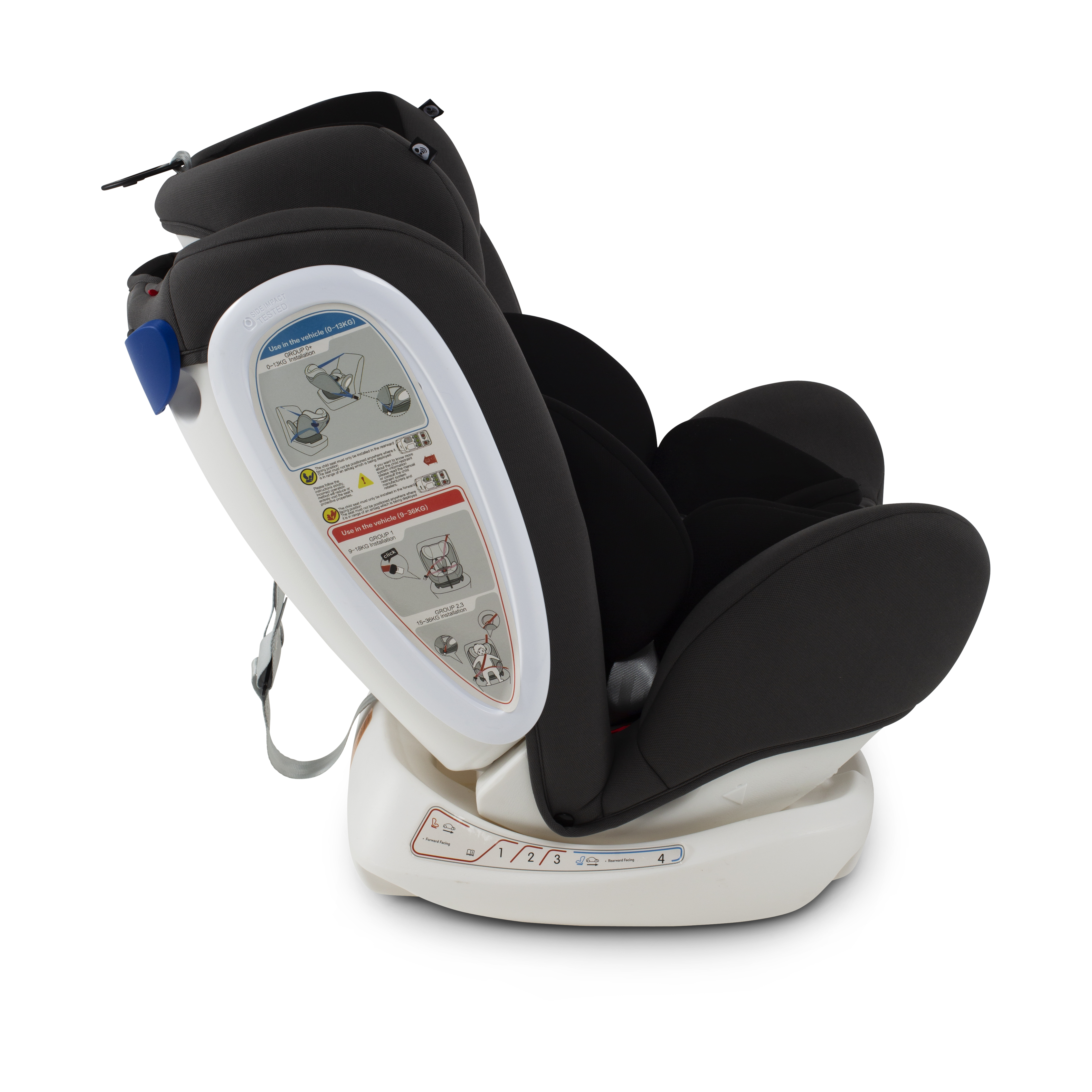 Butaca para Auto Belluno Baby NOLI - Vista con accesorios