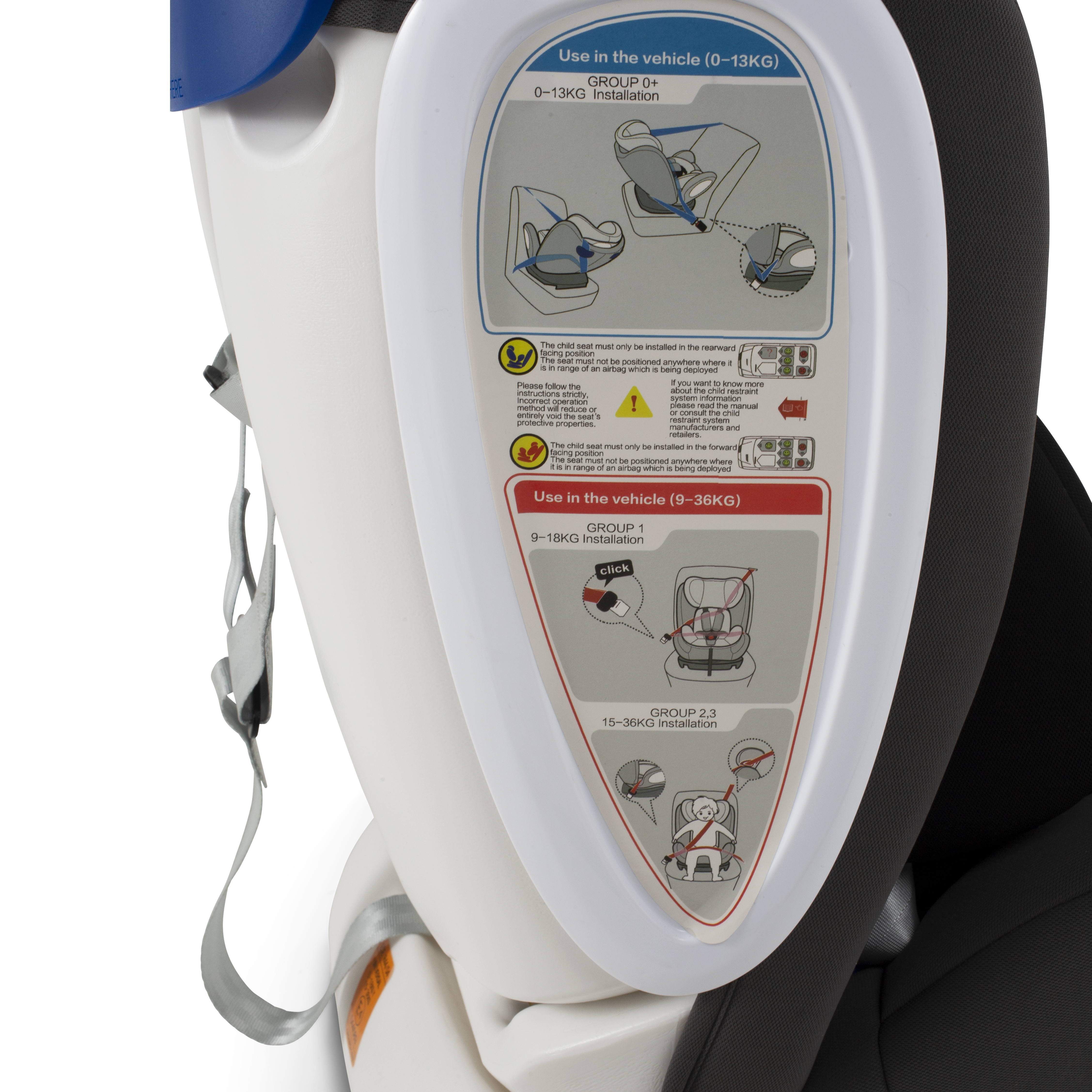 Butaca para Auto Belluno Baby NOLI - Vista lateral