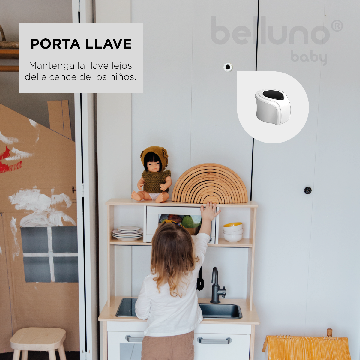Producto de Seguridad Belluno Baby TRABAS MAGNÉTICAS X 4 UNI. - Vista 9
