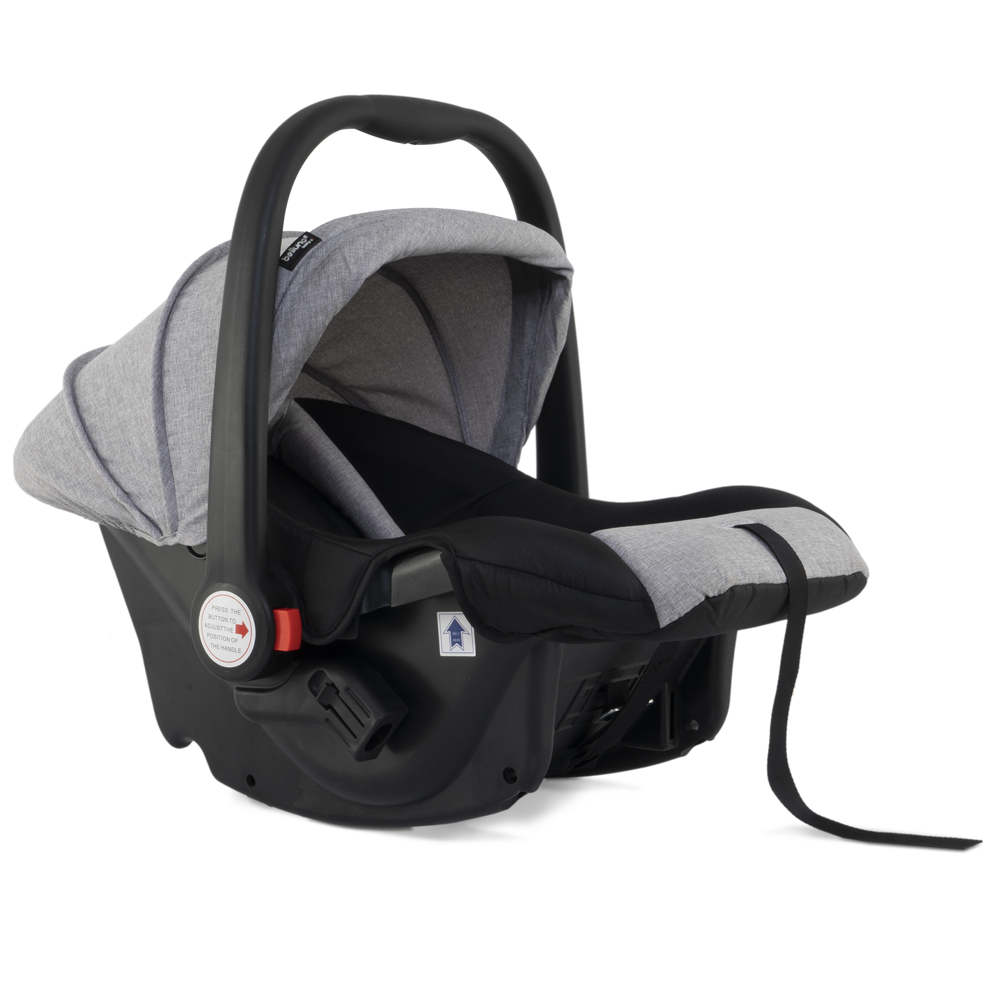 Butaca para Auto Belluno Baby HUEVITO GUBBIO - Vista trasera