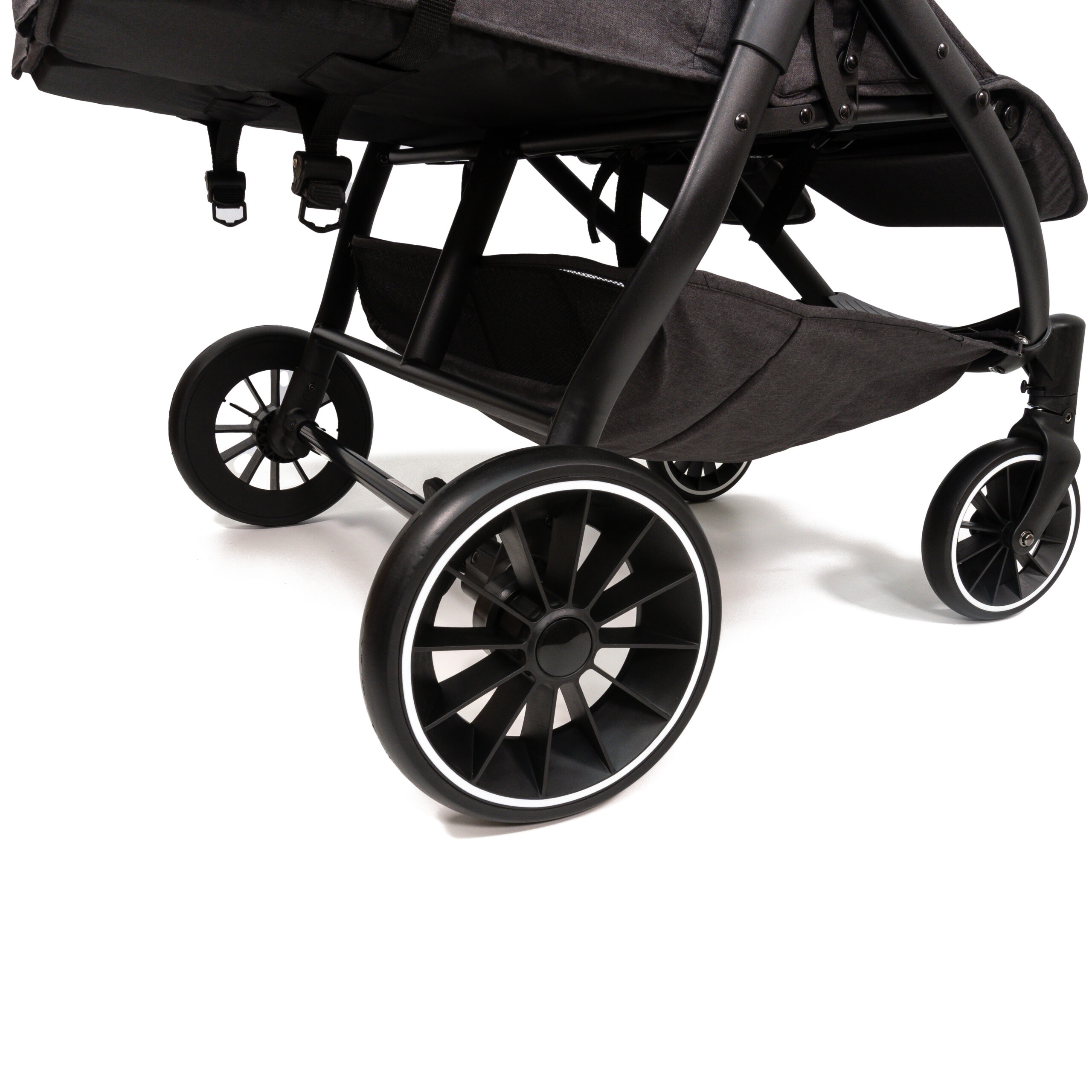 Cochecito Belluno Baby MOMO TWIN - Vista lateral