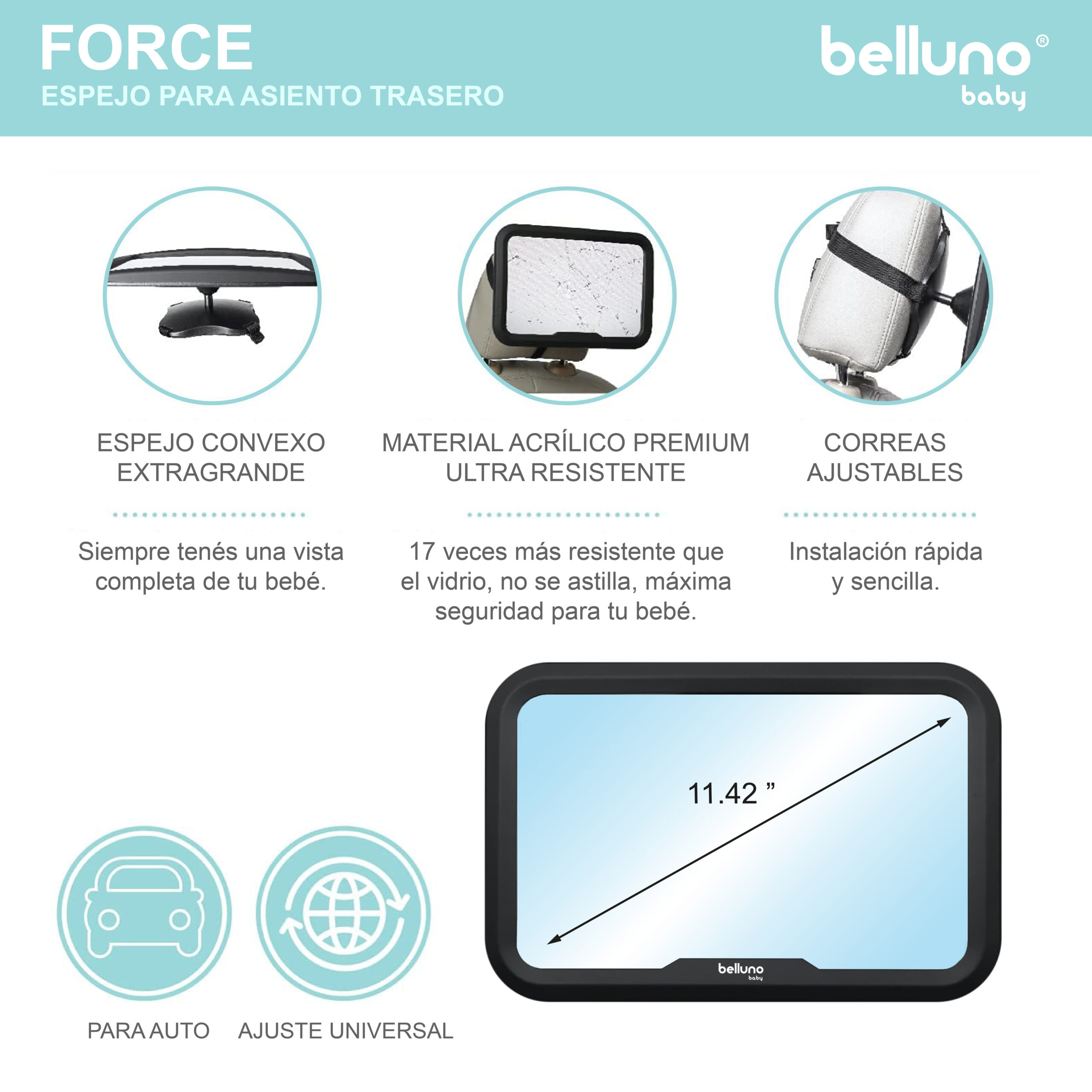 Producto de Seguridad Belluno Baby FORCE - Detalle