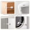 BES0011XXXX-003 Producto de Seguridad Belluno Baby FERRARA - Vista trasera