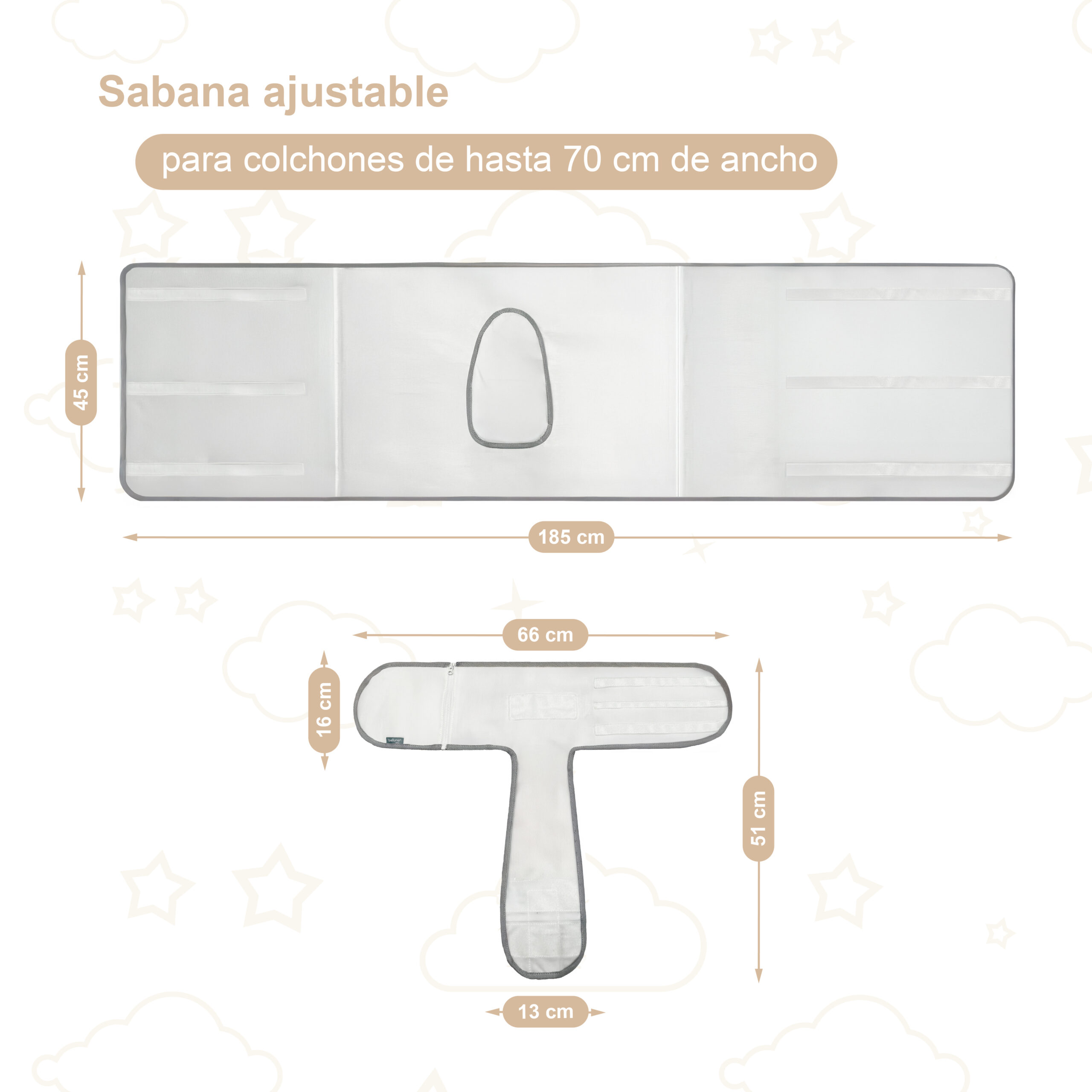 Mueble Belluno Baby AIDONE - Vista trasera